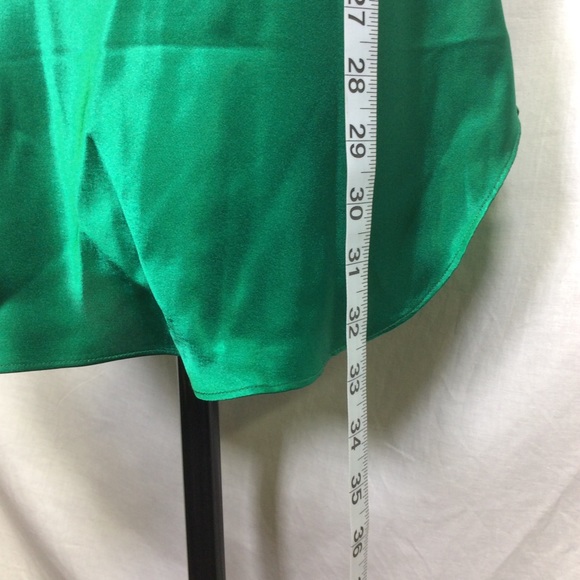 Fantasies by Morgan Taylor VTG Green Robe Matching Nightie Chemises 2pc Set Sz S - Picture 5 of 16